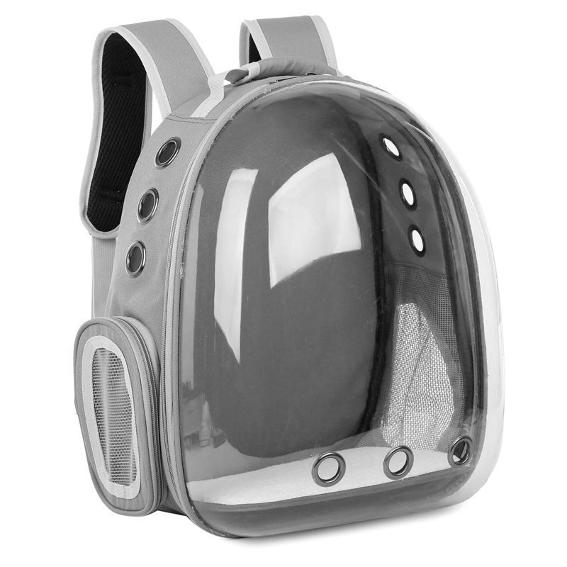Spot New Pet Outing Bag Portable Space Capsule Transparent Cat Backpack