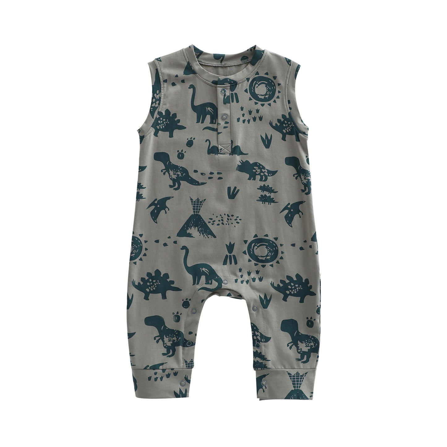 Baby Clothes Summer Thin Sleeveless Vest Romper Baby Girl Super Foreign Style Climbing Clothes Summer Clothes Baby Boy Cotton Jumpsuit
