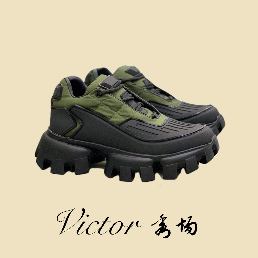 Couple Style Fashionable Dad Shoes Cloth Surface Low-top Heightening Shoes Transformers European And American Robot Men&#039;s And Women&#039;s Casual Shoes