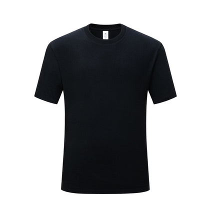 Round Neck Pure Cotton Loose T-shirt Men