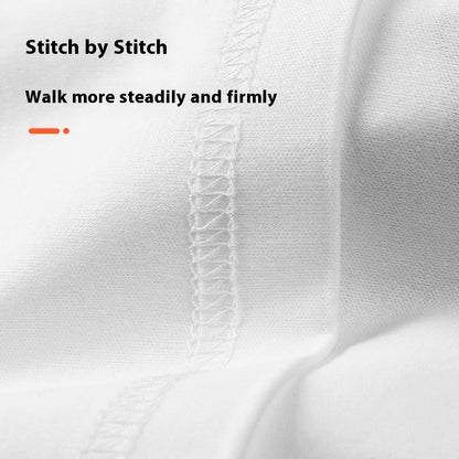 Round Neck Pure Cotton Loose T-shirt Men