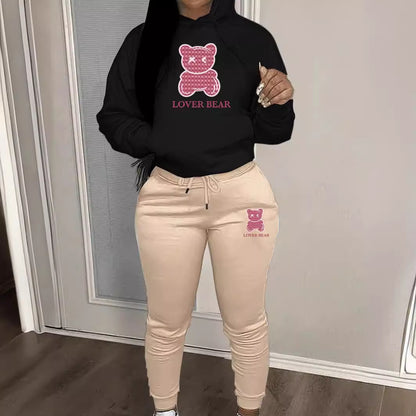 Cross-border New Arrival Women's Suit Hooded Sweatshirt And Sweatpants