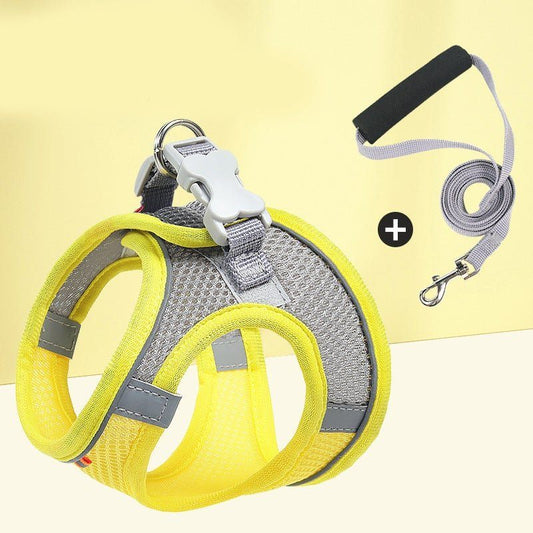 Breathable Frenchie Harness and Leash