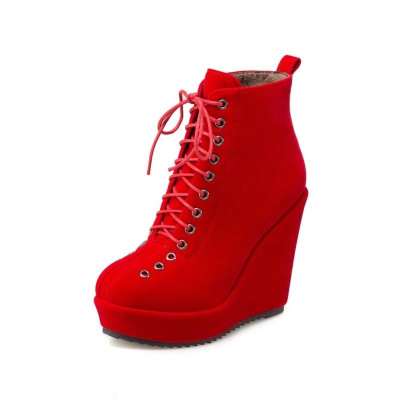Women&#039;s Autumn Ankle Platform Shoes